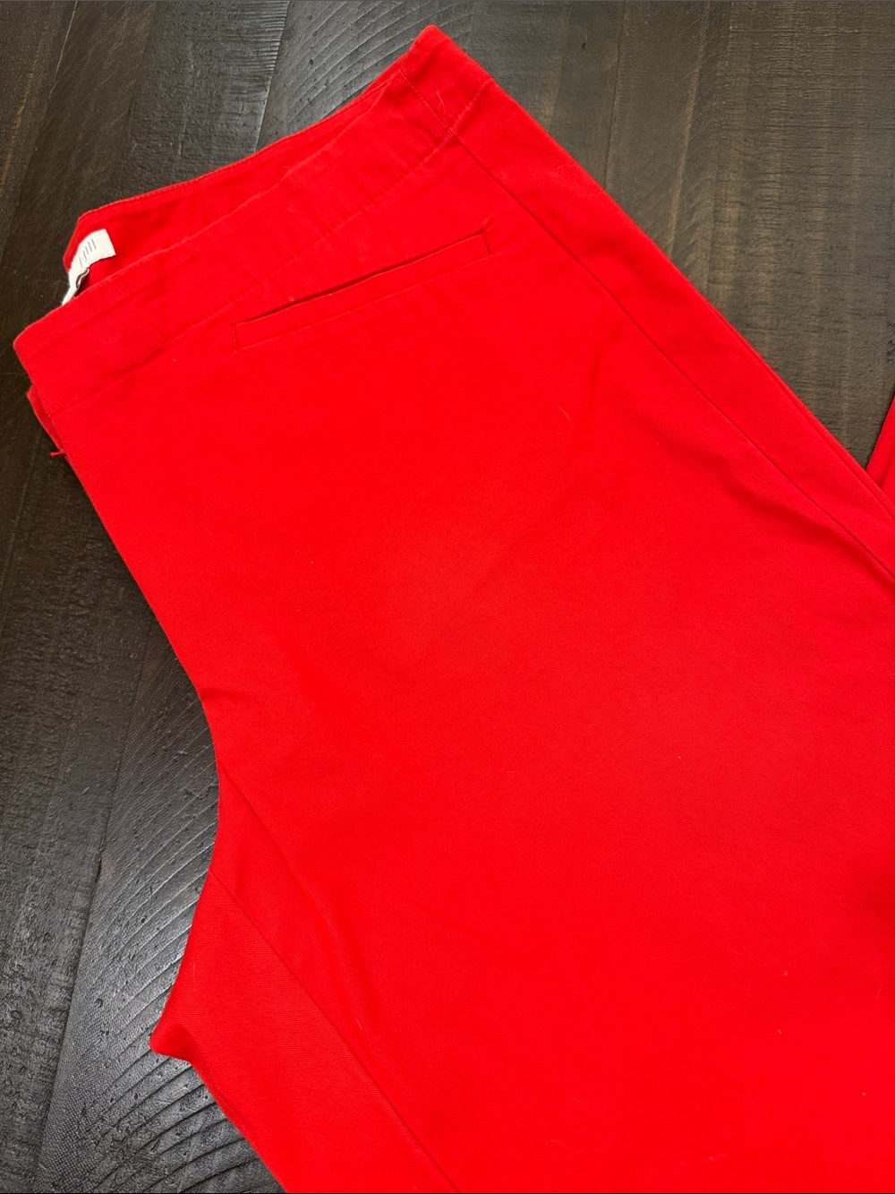 J. Jill Red Mid-rise Ankle Chino Pants Women’s Size Size 10